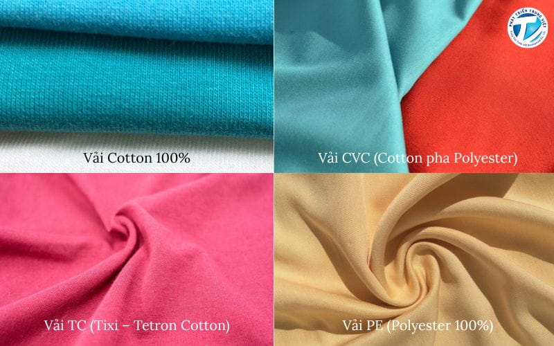 Các loại vải phổ biến khi in áo thun đồng phục